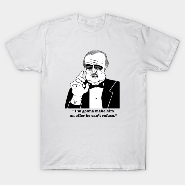 CLASSIC CRIME MAFIA FILM T-Shirt by cartoonistguy